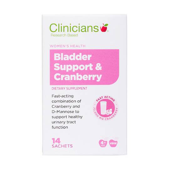 Clinicians Bladder Support with Cranberry 2g Sachet 14